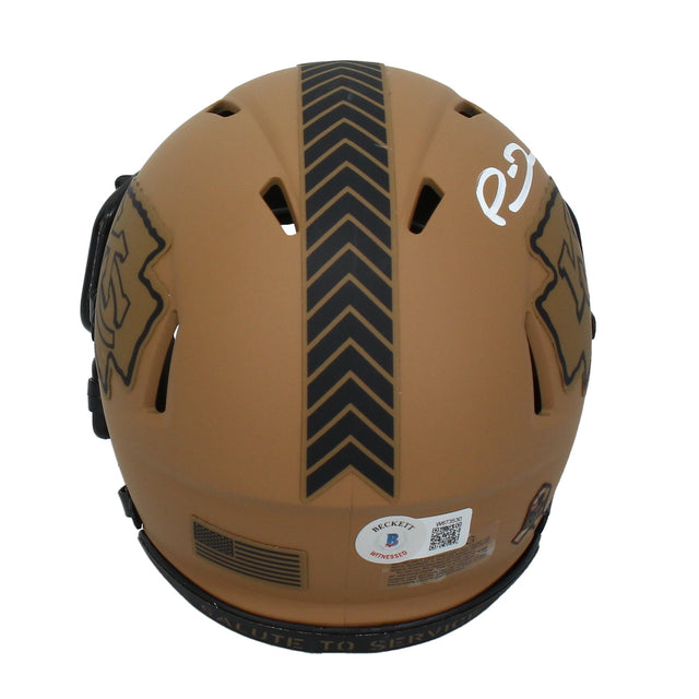 Patrick Mahomes Autographed Chiefs 2023 STS Mini Speed Helmet Beckett