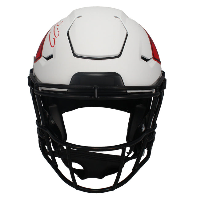 Patrick Mahomes Autographed Chiefs Authentic Lunar Speed Flex Helmet Beckett