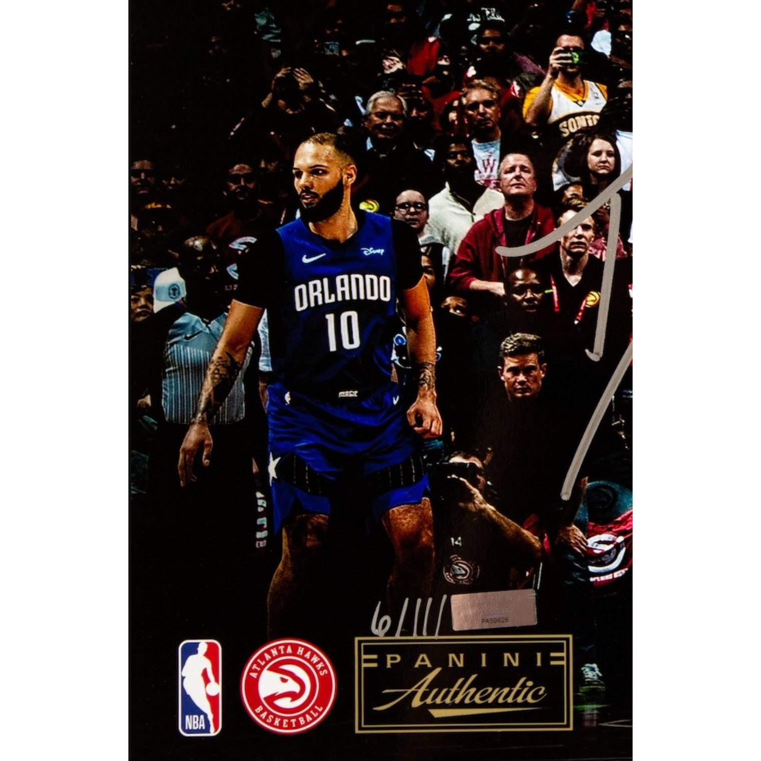 TRAE YOUNG Autographed Atlanta Hawks "3 Ball" 16" x 20" Photo PANINI LE 111