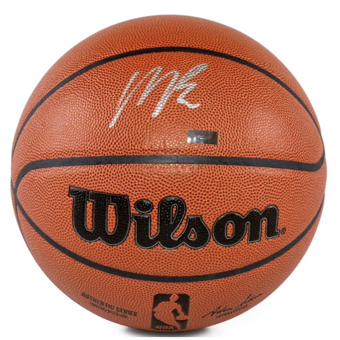 Matas Buzelis Autographed Chicago Bulls Wilson Basketball Panini