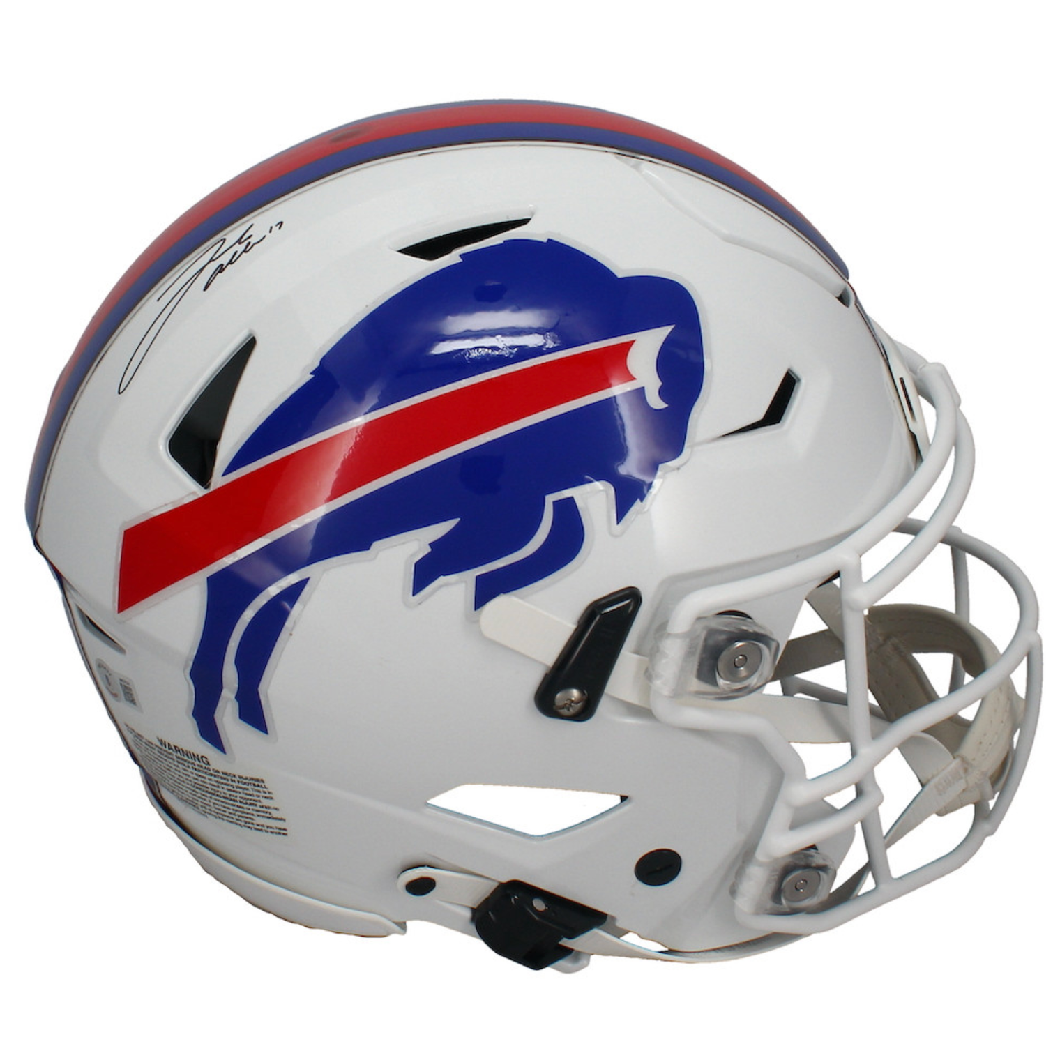 Josh Allen Autographed (Black Ink) Bills Authentic Speed Flex Helmet Beckett