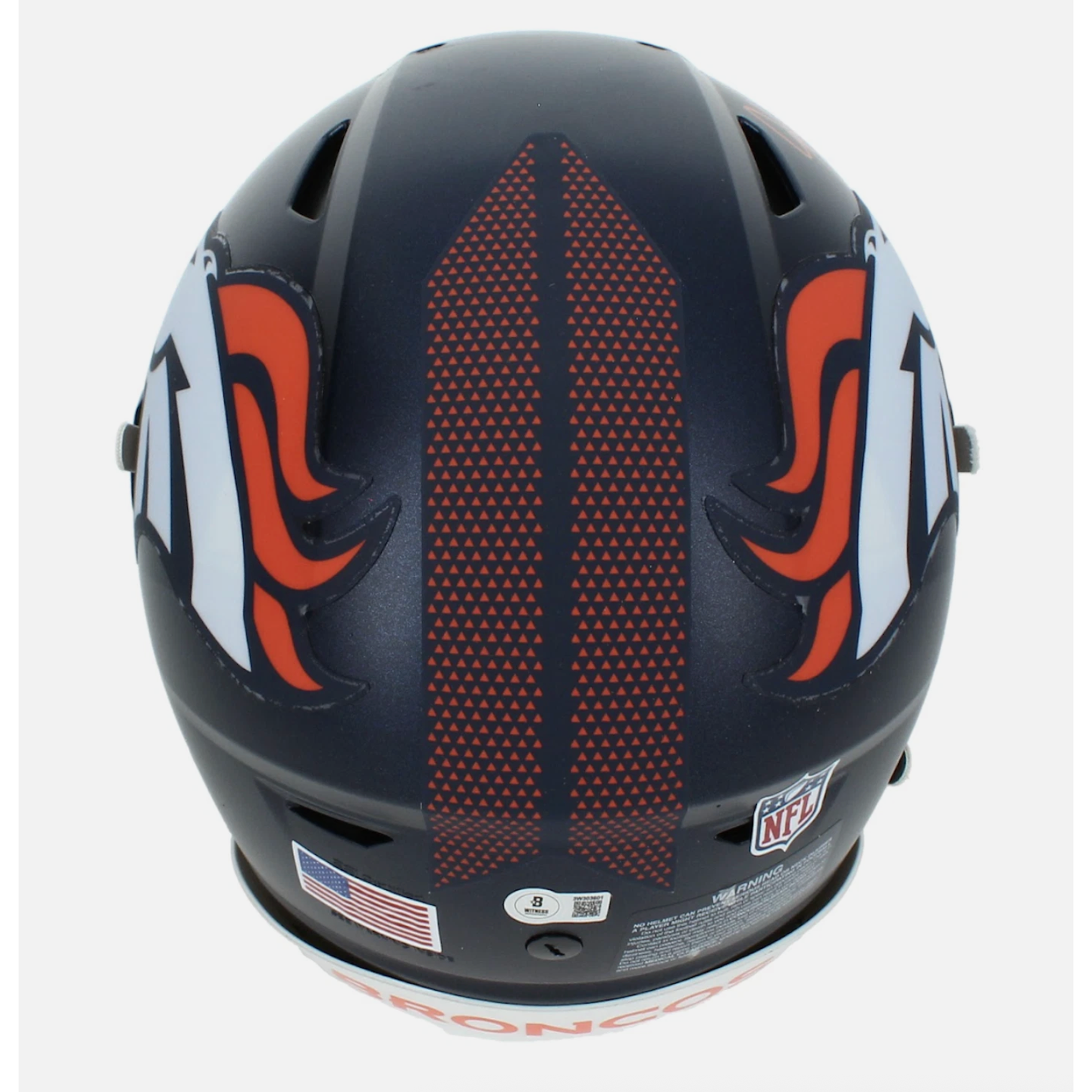 John Elway Autographed Denver Broncos SpeedFlex Authentic Helmet Beckett