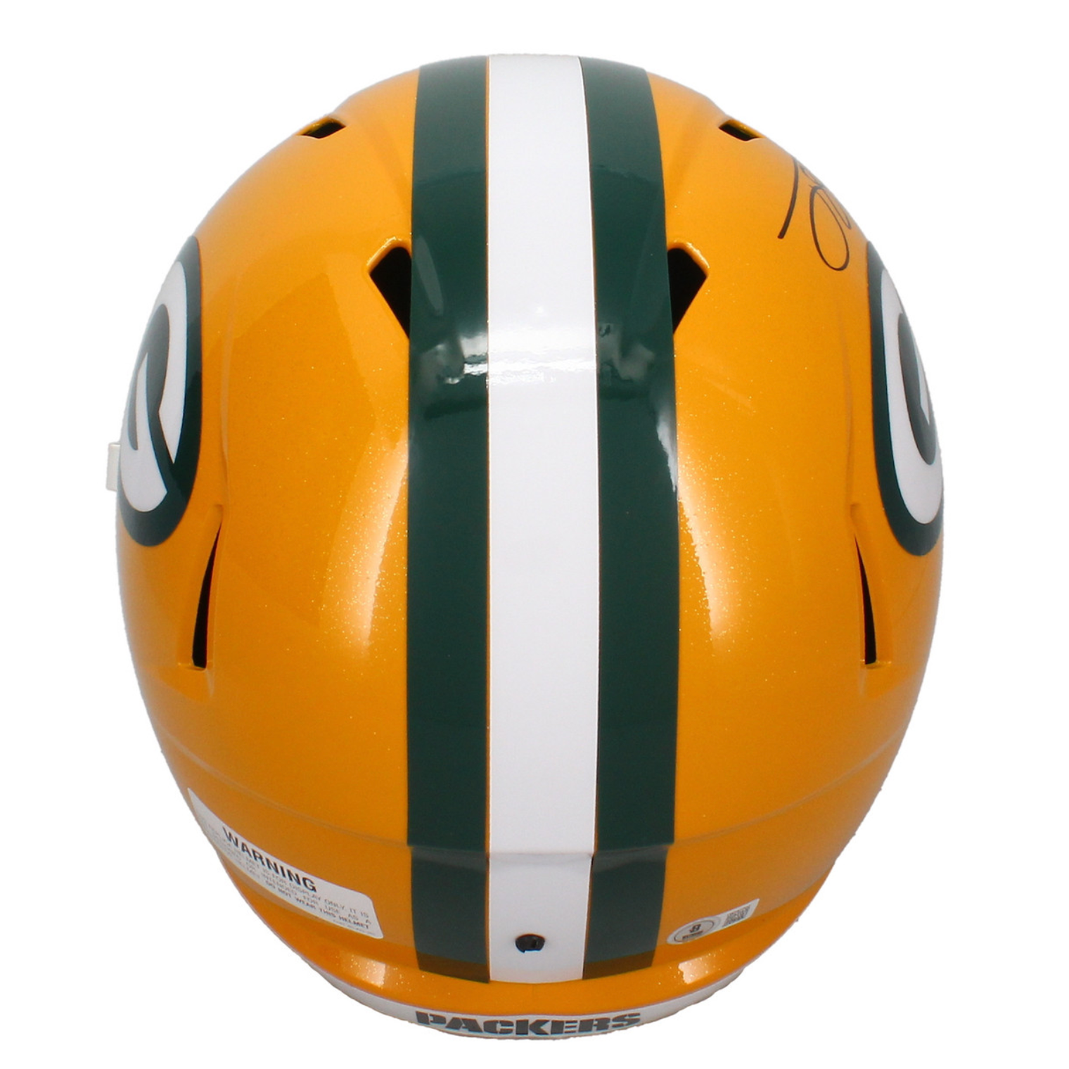 Jayden Reed Autographed Green Bay Packers Full Size Replica Speed Helmet Beckett
