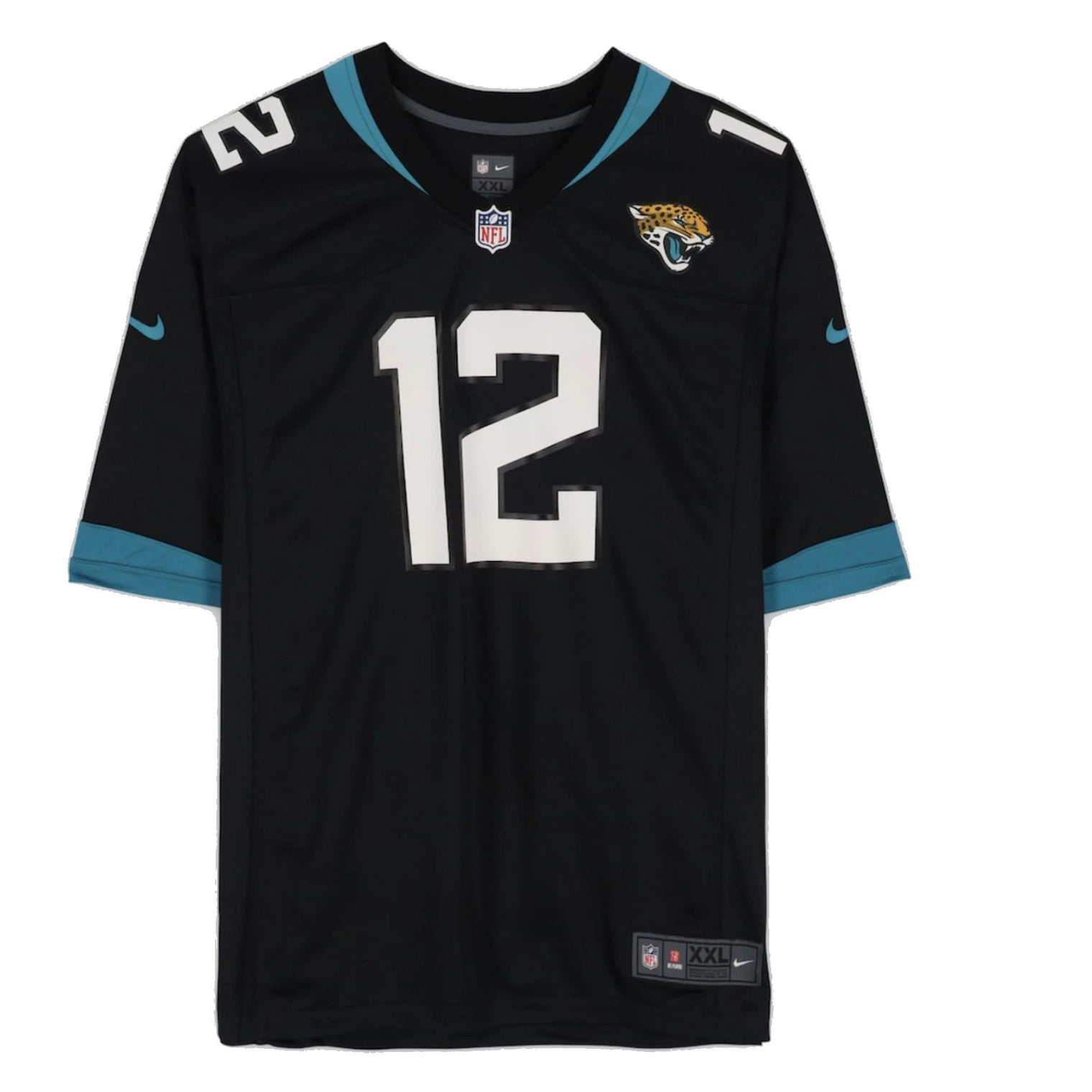 Travis Hunter Autographed Jacksonville Jaguars Black Nike Jersey Fanatics