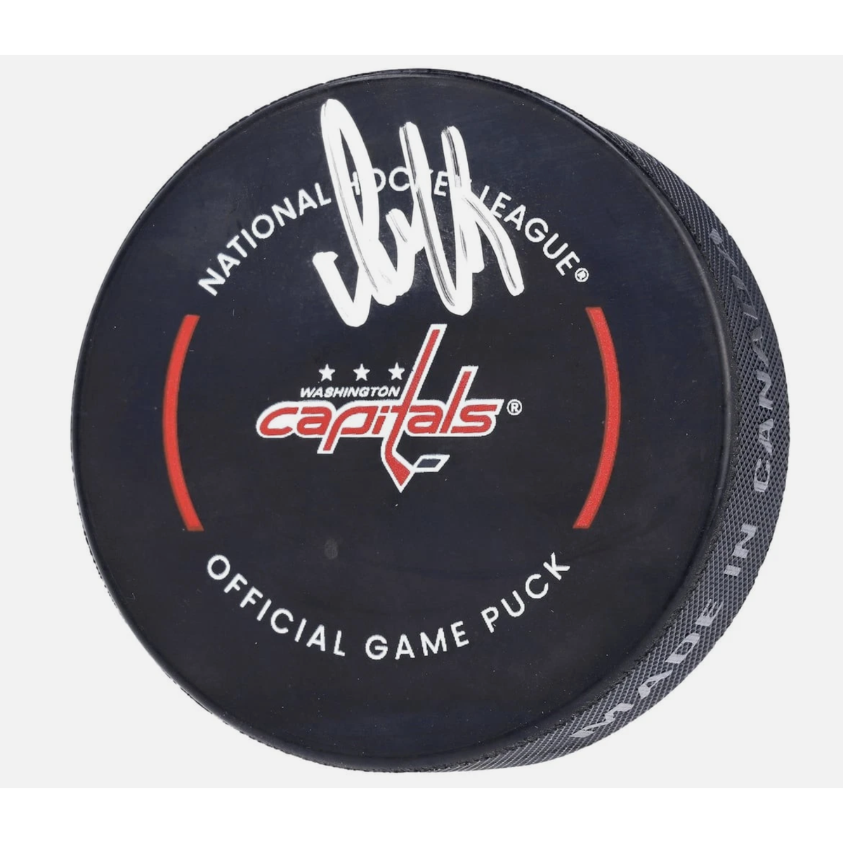 Alexander Ovechkin Autographed Washington Capitals Official NHL Game Puck Fanatics