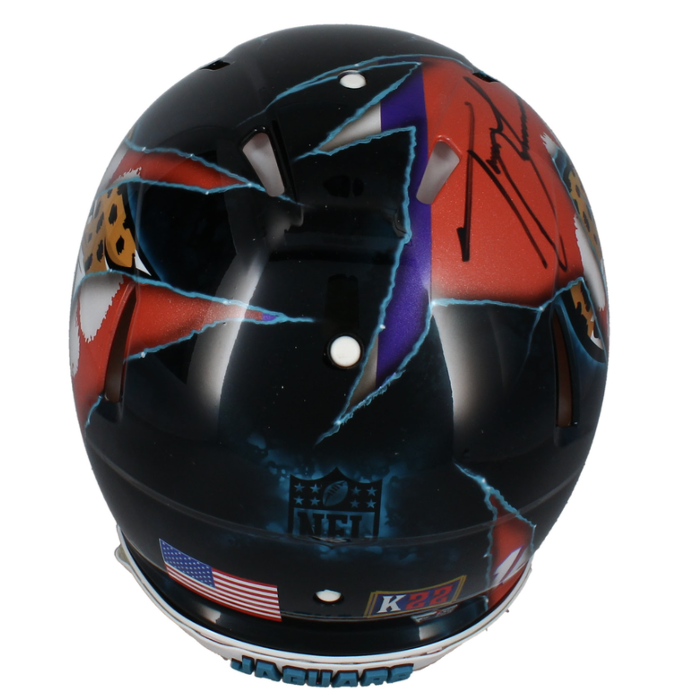 Trevor Lawrence Autographed Clemson Tigers / Jacksonville Jaguars Ripped Authentic Helmet Fanatics