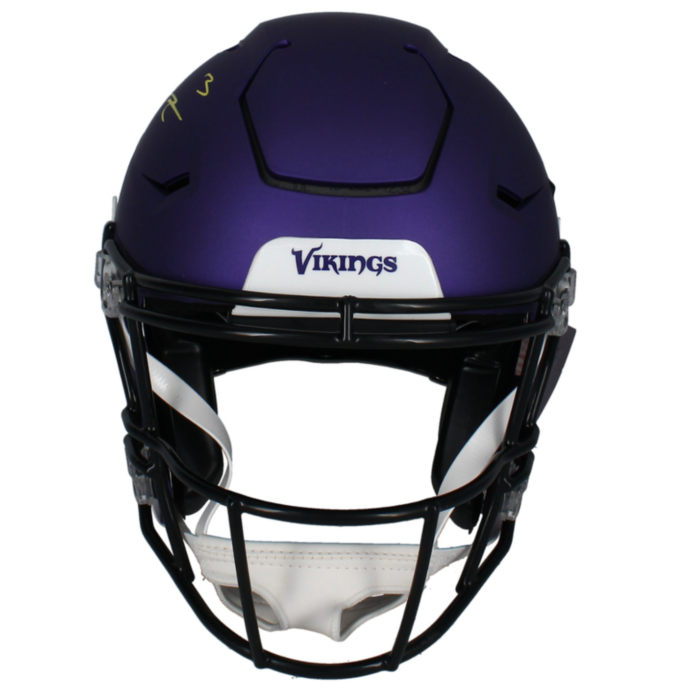 Jordan Addison Autographed Minnesota Vikings Speedflex Helmet Beckett