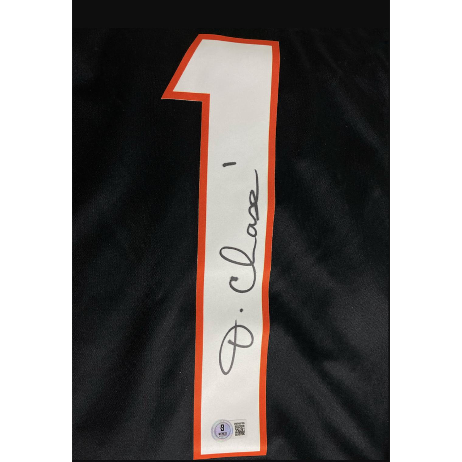 Ja'Marr Chase Autographed Bengals Black Nike Vapor Limited Jersey Beckett