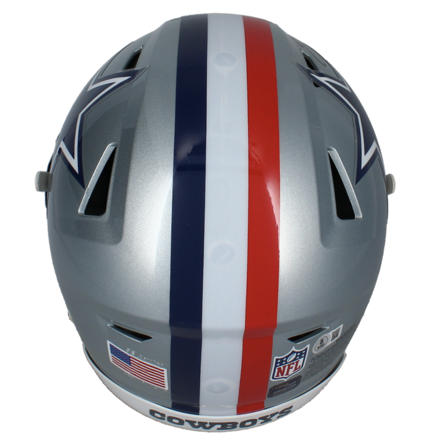 Emmitt Smith Autographed Cowboys Throwback Authentic Speedflex Helmet Beckett