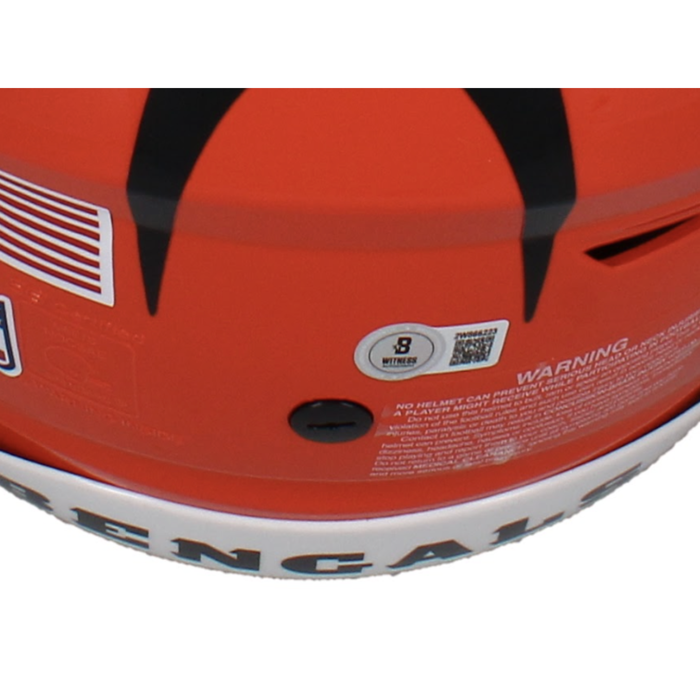 Ja'Marr Chase Autographed Cincinnati Bengals Authentic Speedflex Helmet Beckett