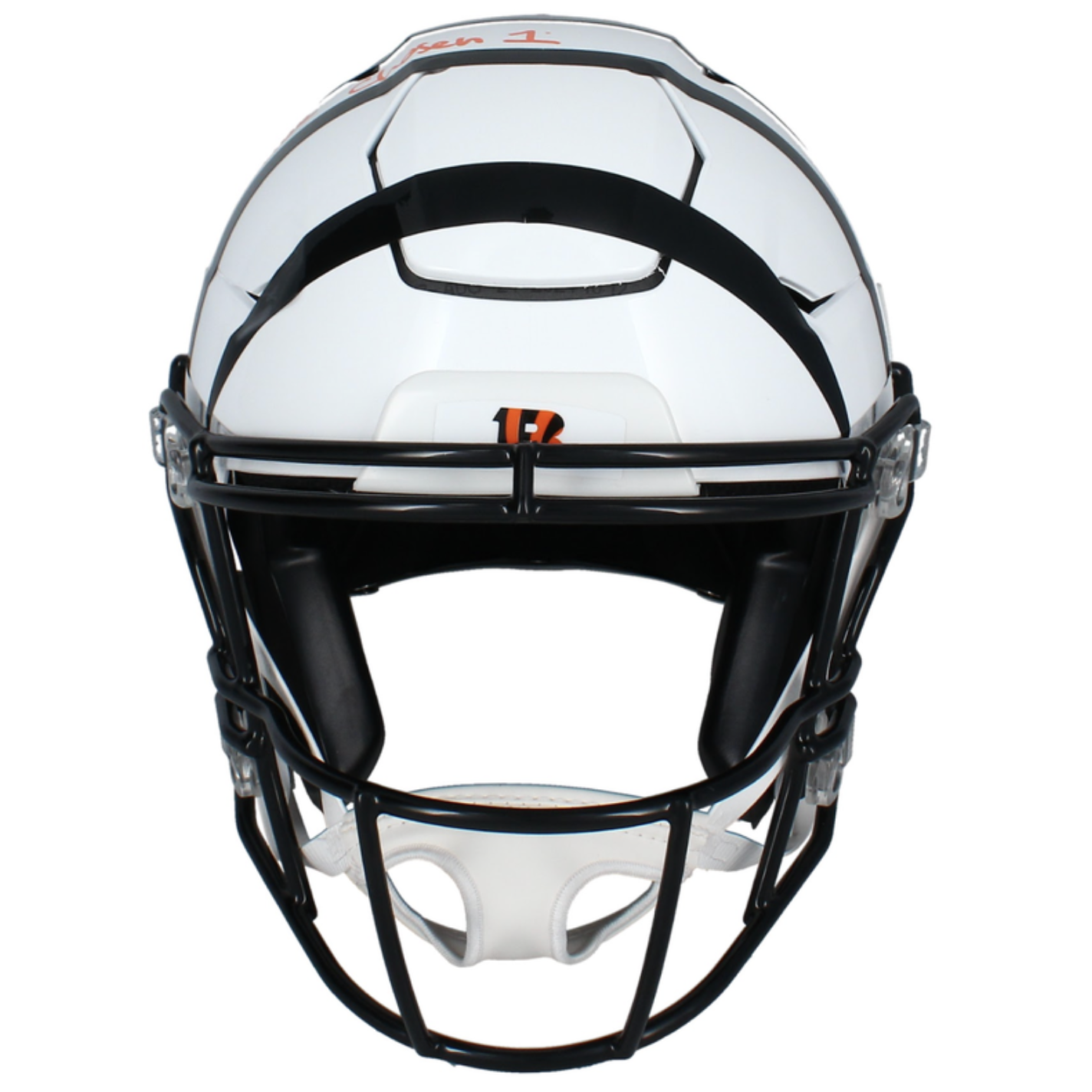 Ja'Marr Chase Autographed "Chosen 1" Alternate Bengals Speedflex Helmet Beckett