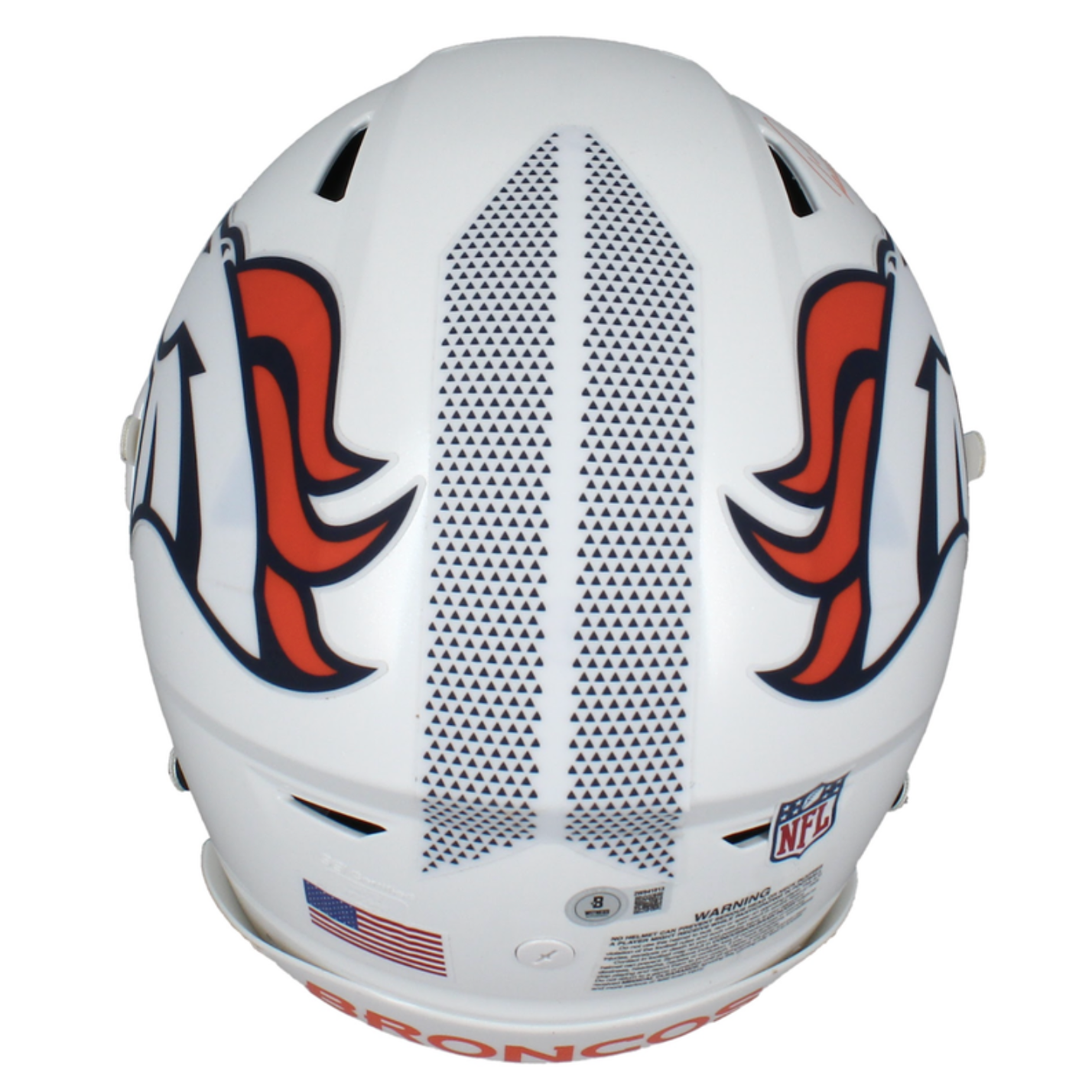 Patrick Surtain II Autographed Broncos 2024 Alternate Speedflex White Helmet Beckett