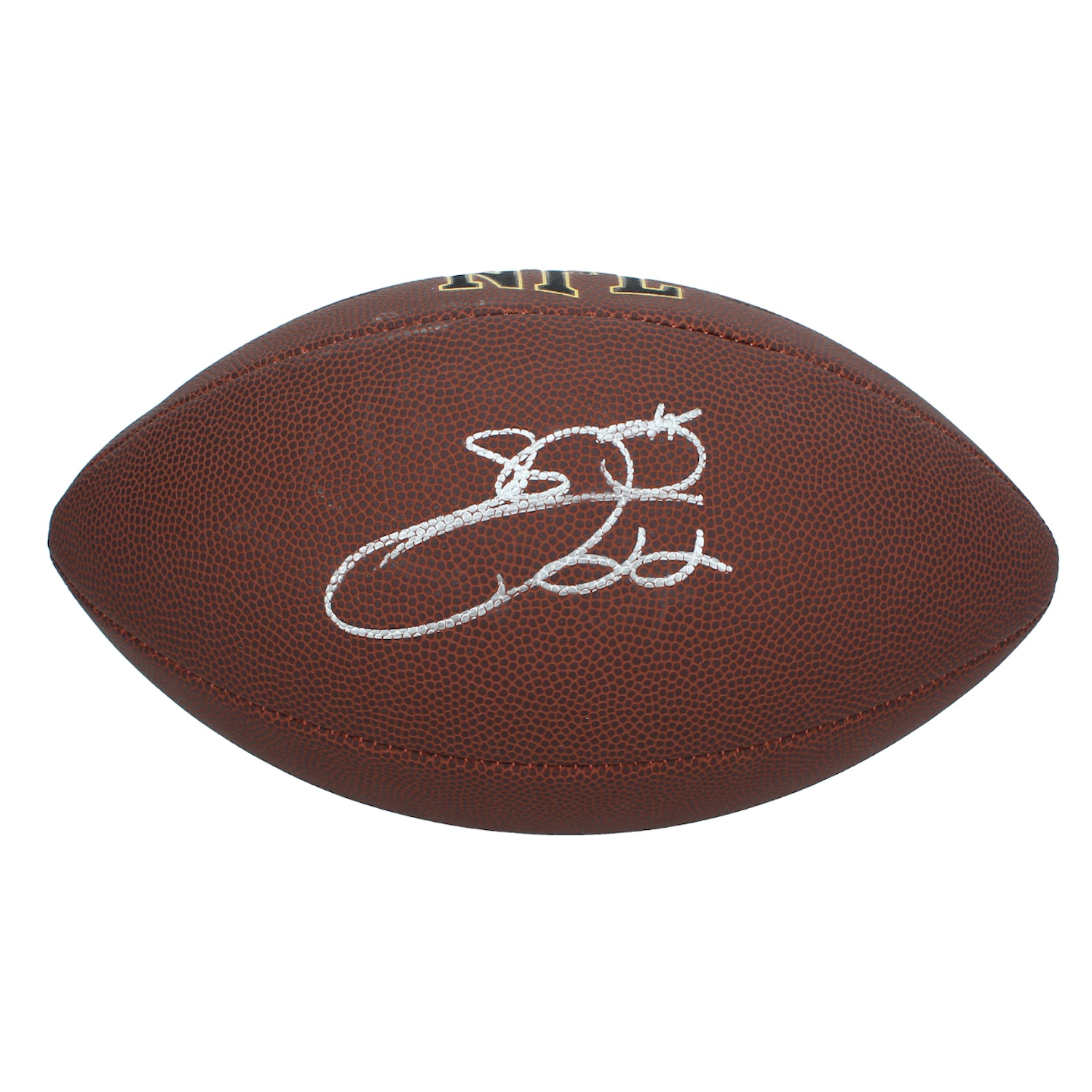 Emmitt Smith Autographed Dallas Cowboys Wilson Super Grip Football Beckett