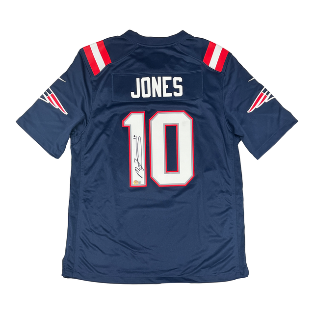 Mac Jones Autographed New England Patriots Nike Game Jersey Beckett