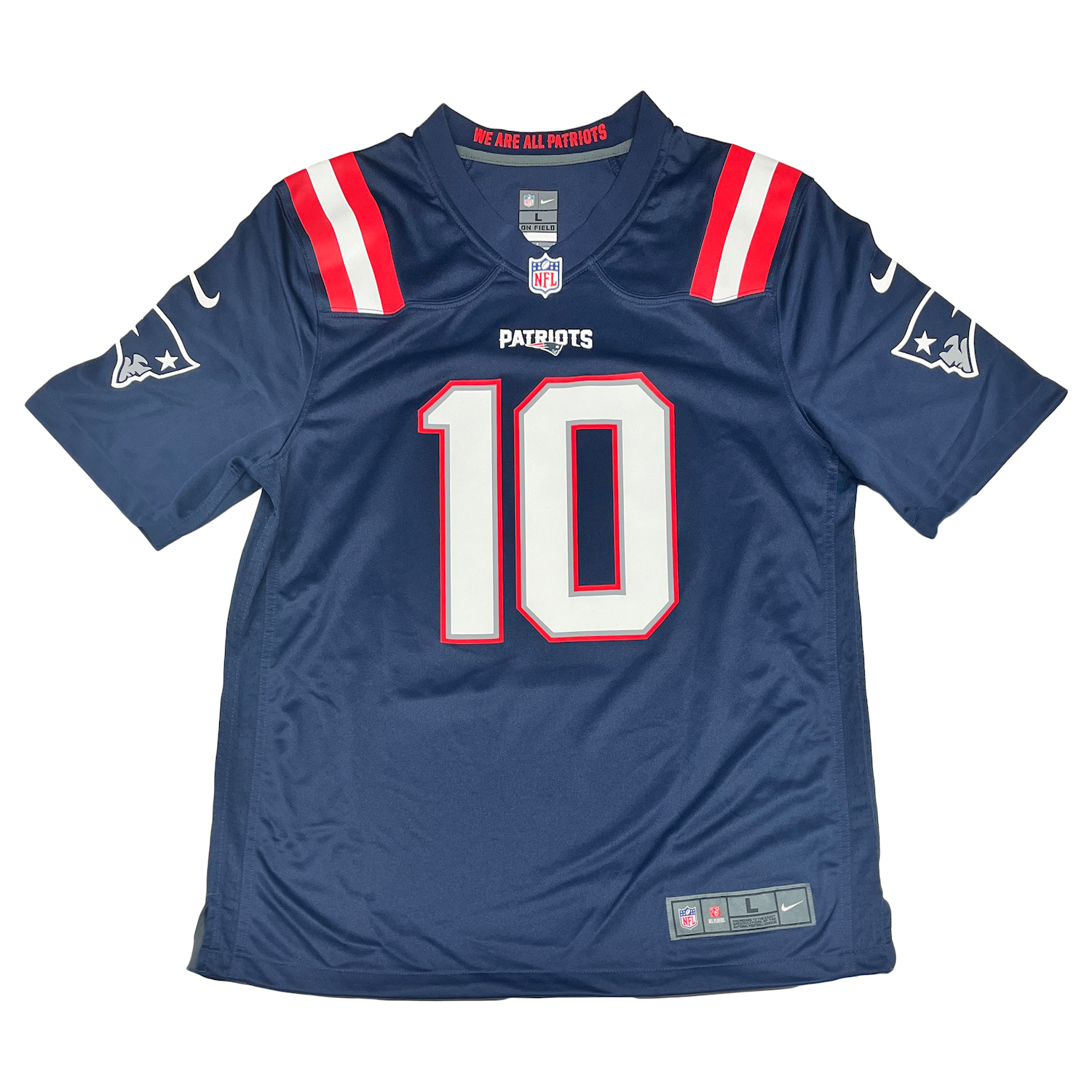 Mac Jones Autographed New England Patriots Nike Game Jersey Beckett