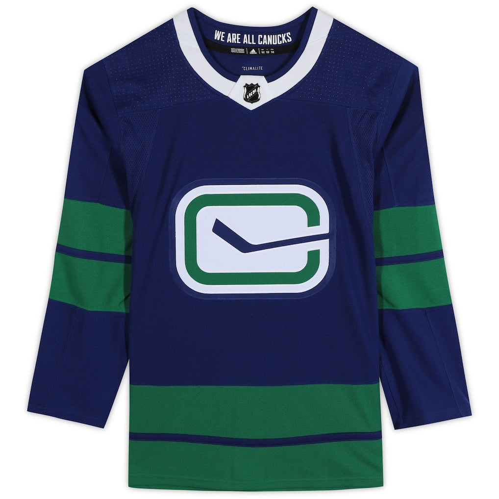 Brock Boeser Autographed Vancouver Canucks Authentic Jersey Fanatics