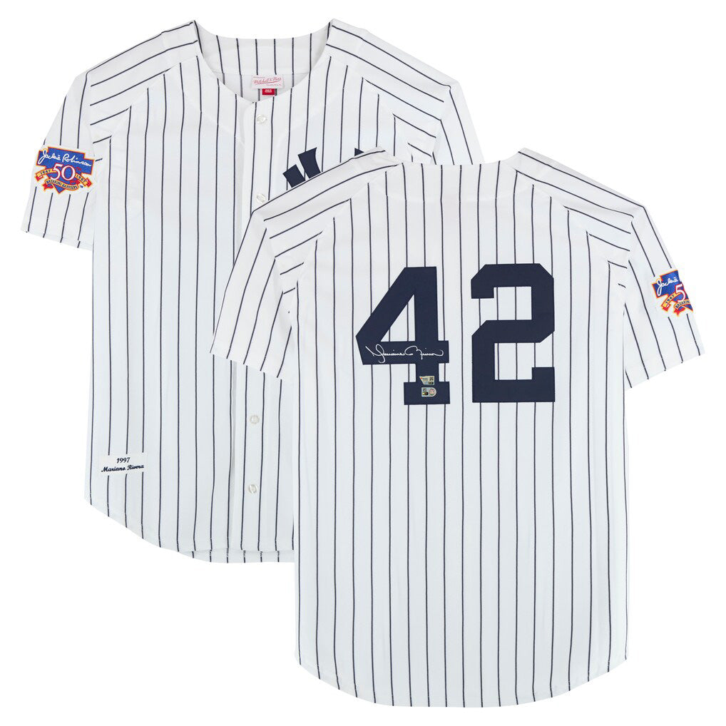 Mariano Rivera Autographed New York Yankees Authentic Jersey Fanatics