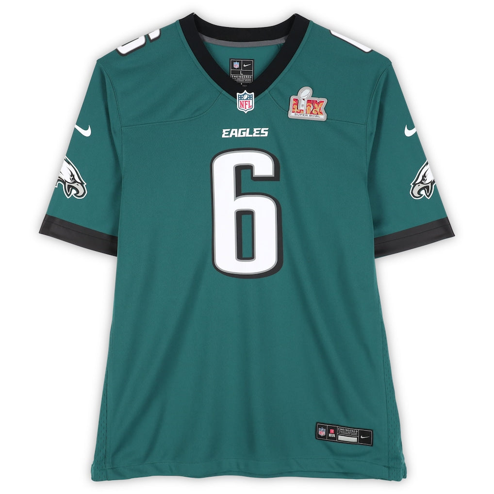 Devonta Smith Autographed Philadelphia Eagles LIX Game Jersey Fanatics