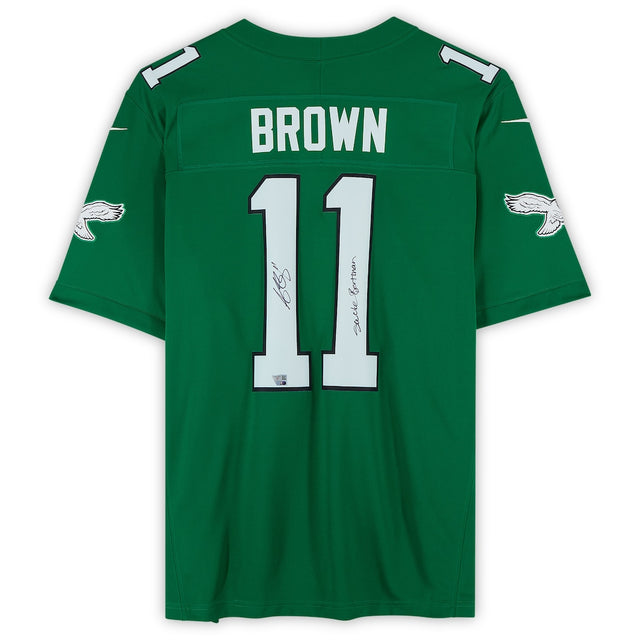 A.J. Brown Autographed "Swole Batman" Philadelphia Eagles Ltd. Jersey Fanatics