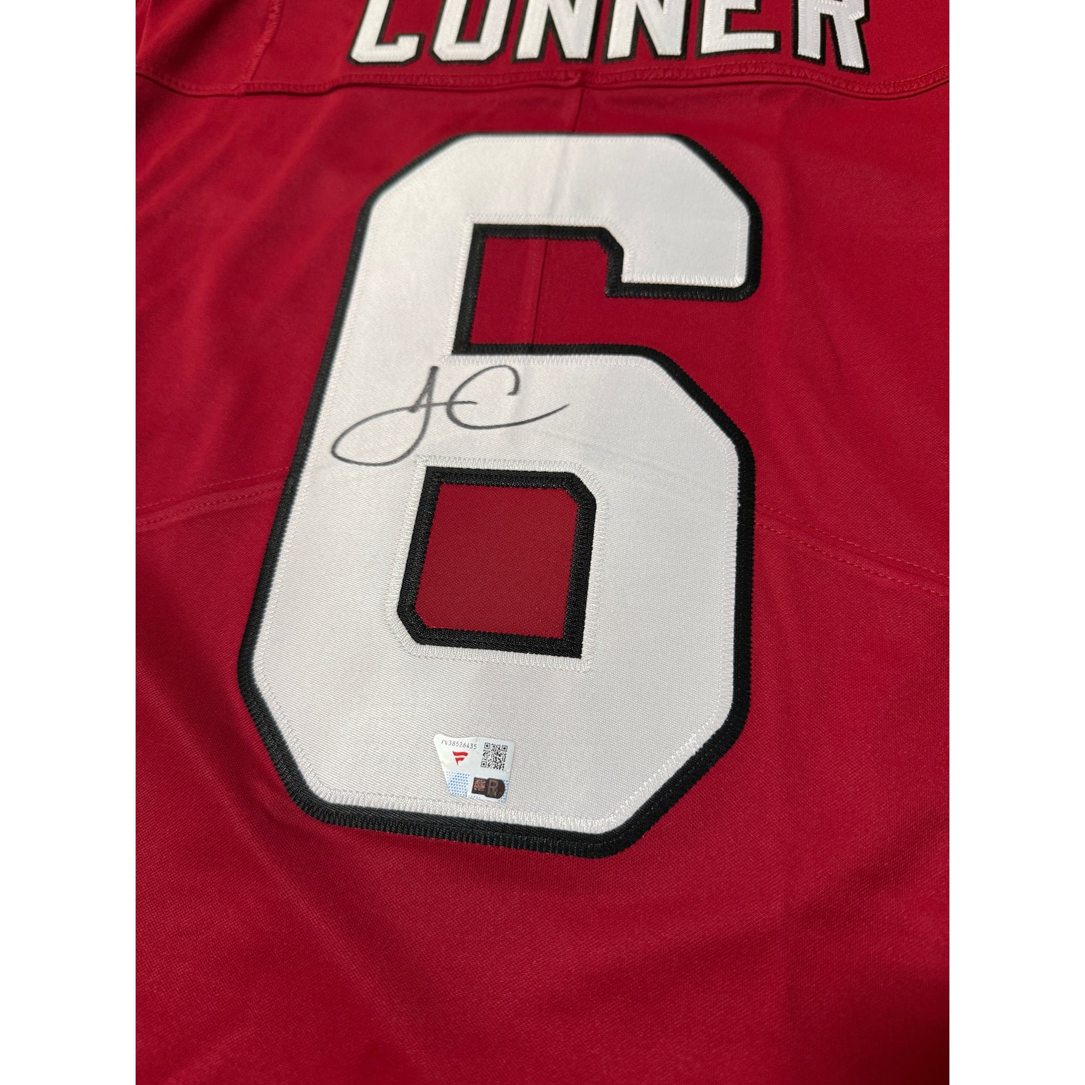 James Conner Autographed Arizona Cardinals Limited Jersey Fanatics