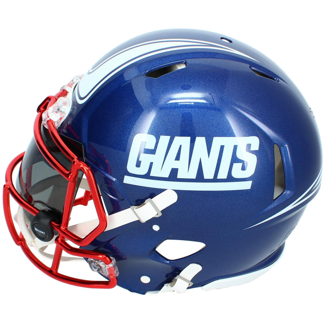 Abdul Carter Autographed New York Giants Custom Artist Painted Authentic Speed Helmet Fanatics LE 1/1