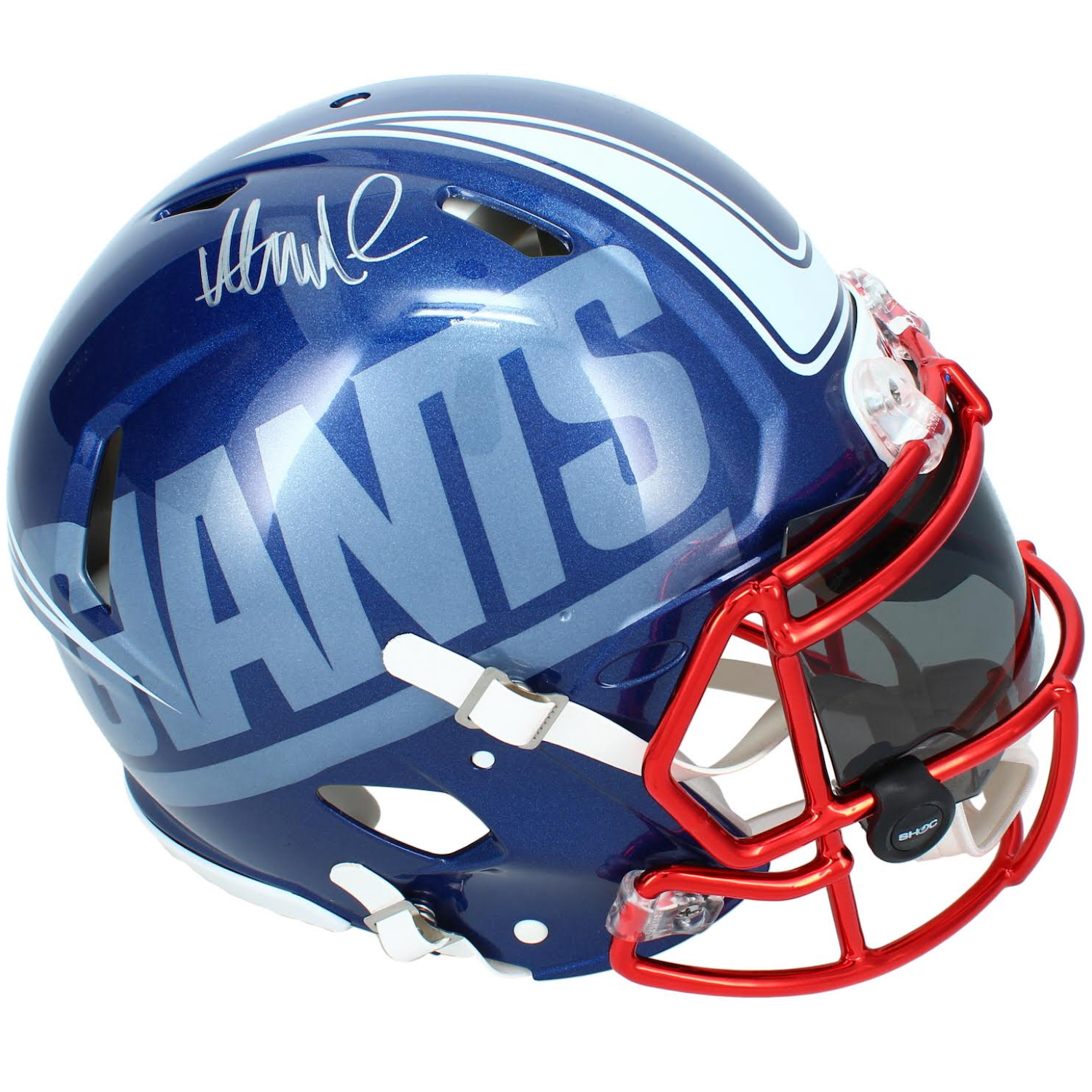 Abdul Carter Autographed New York Giants Custom Artist Painted Authentic Speed Helmet Fanatics LE 1/1