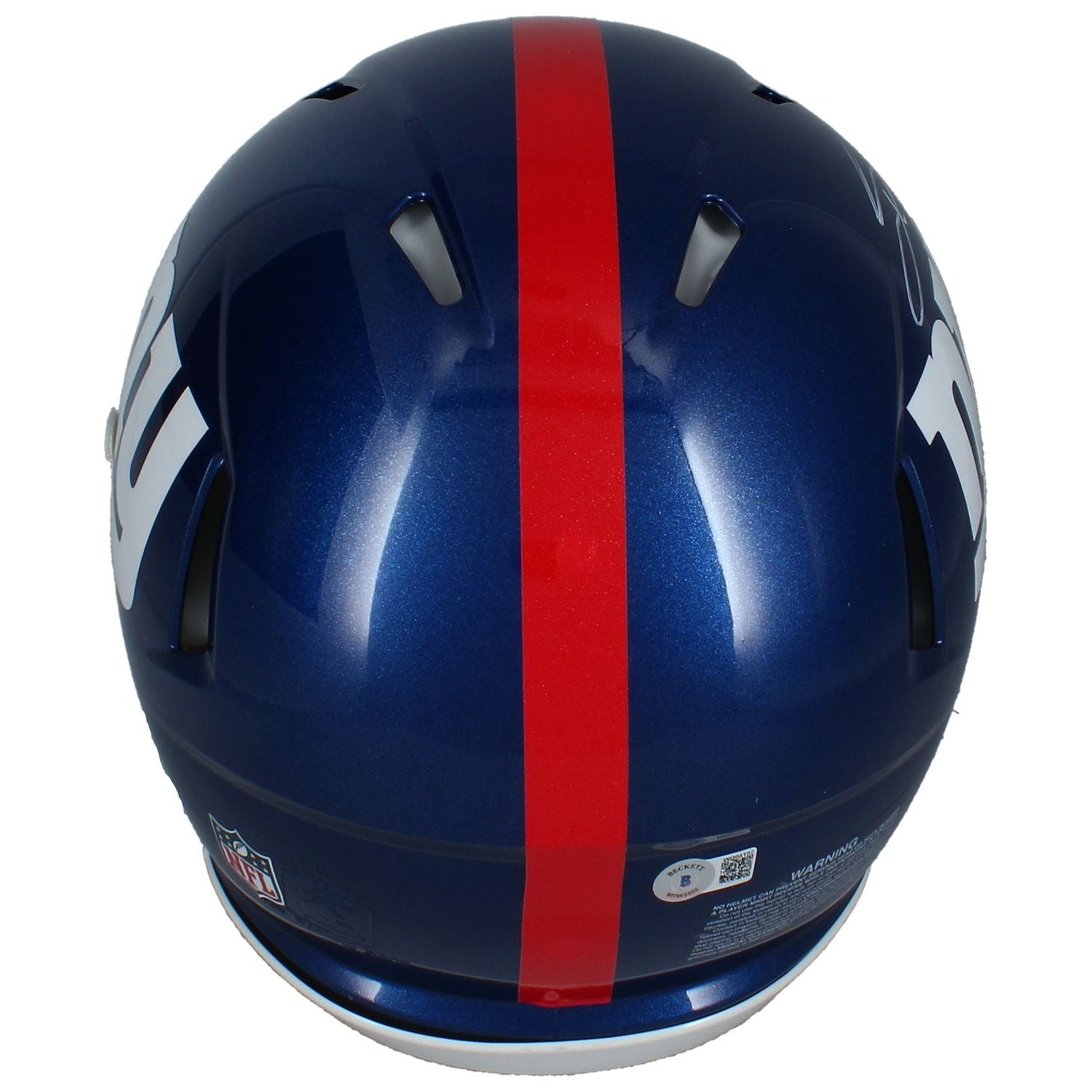 Saquon Barkley Autographed New York Giants Authentic Speed Helmet Beckett