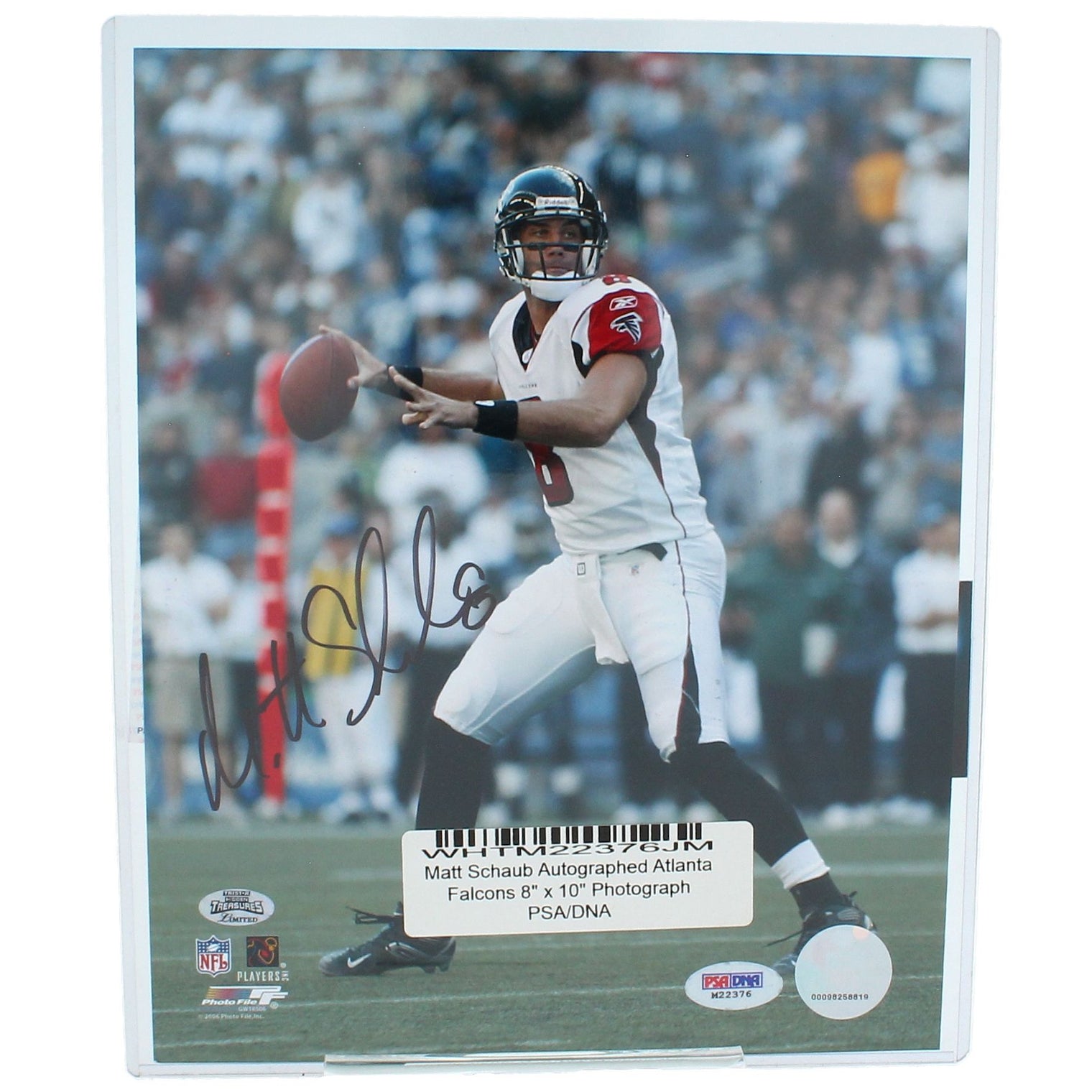 Matt Schaub Autographed Atlanta Falcons 8" x 10" Photograph PSA/DNA