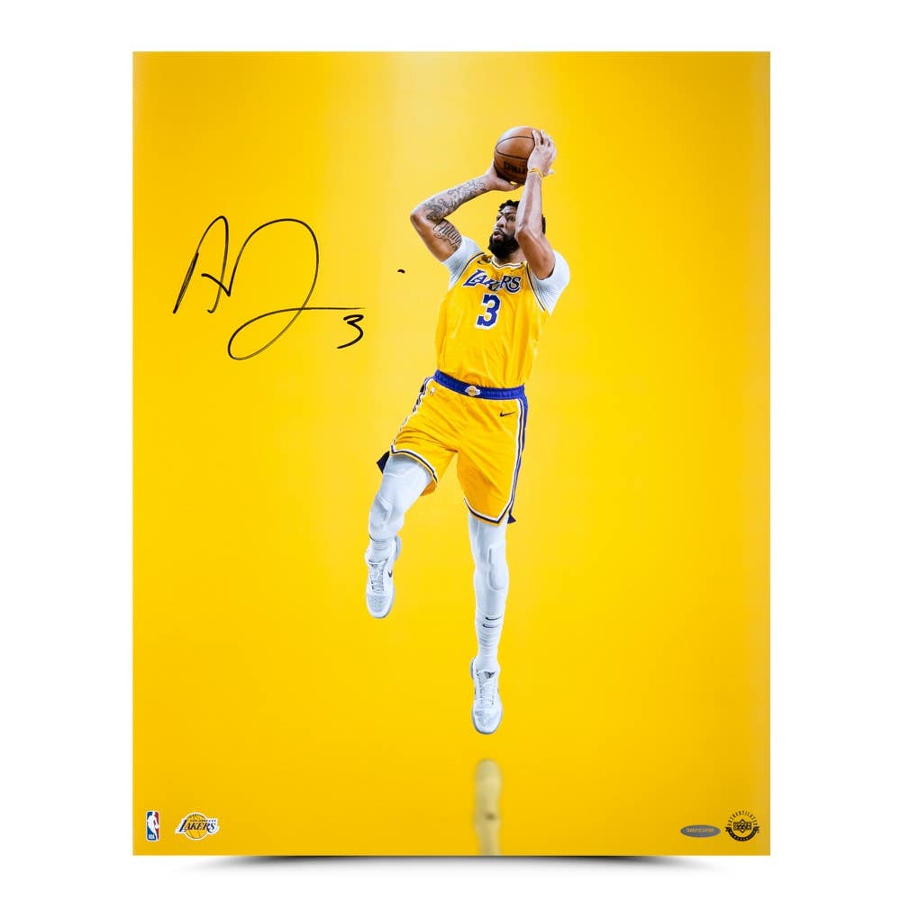 ANTHONY DAVIS Autographed Los Angeles Lakers “Isolation” 16x20 Photo UDA