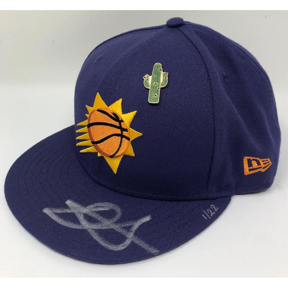 DEANDRE AYTON Autographed Phoenix Suns New Era 2018 Draft Day Cap GDL LE 1/22
