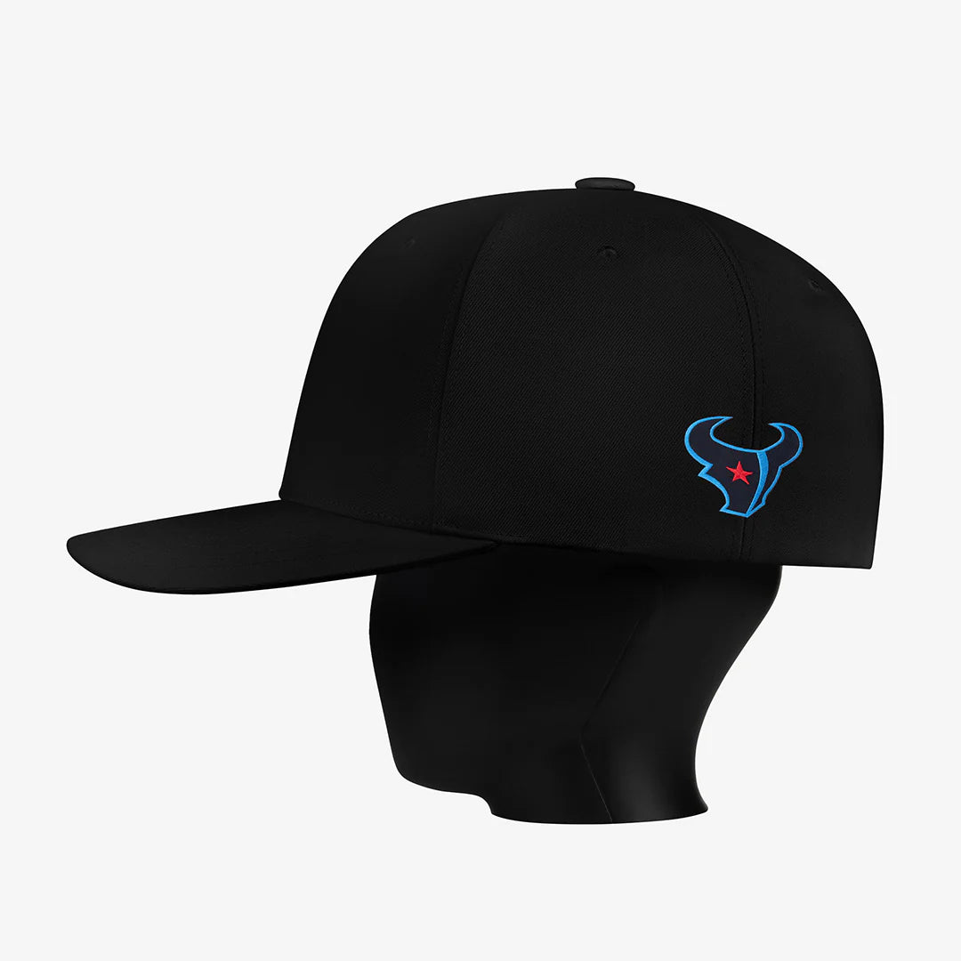OVERSIZED SUPER FAN HAT in Black Houston Texans "H Town" logo (Fun Gift!)