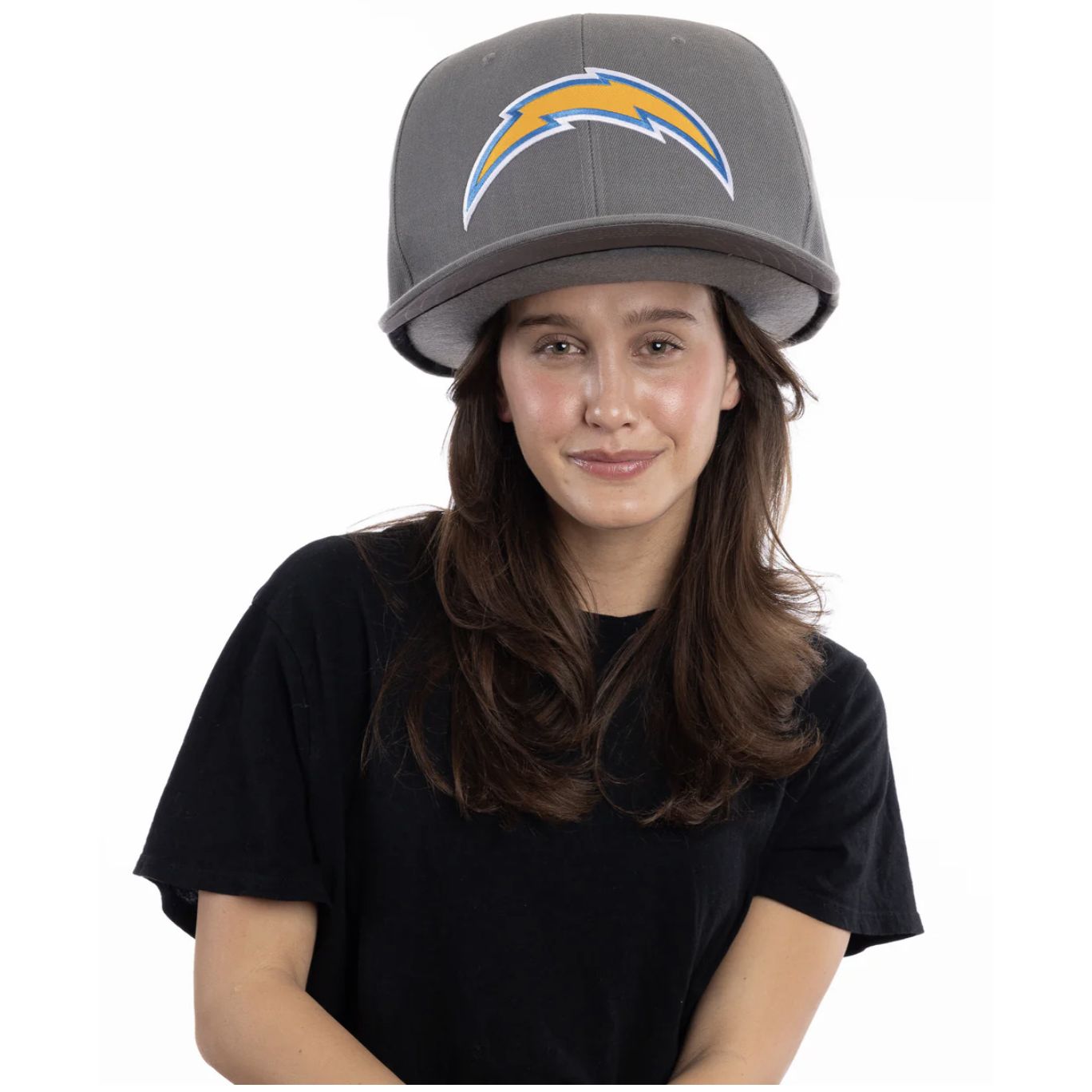 OVERSIZED SUPER FAN HAT in Black Los Angeles Chargers (Fun Gift!!)