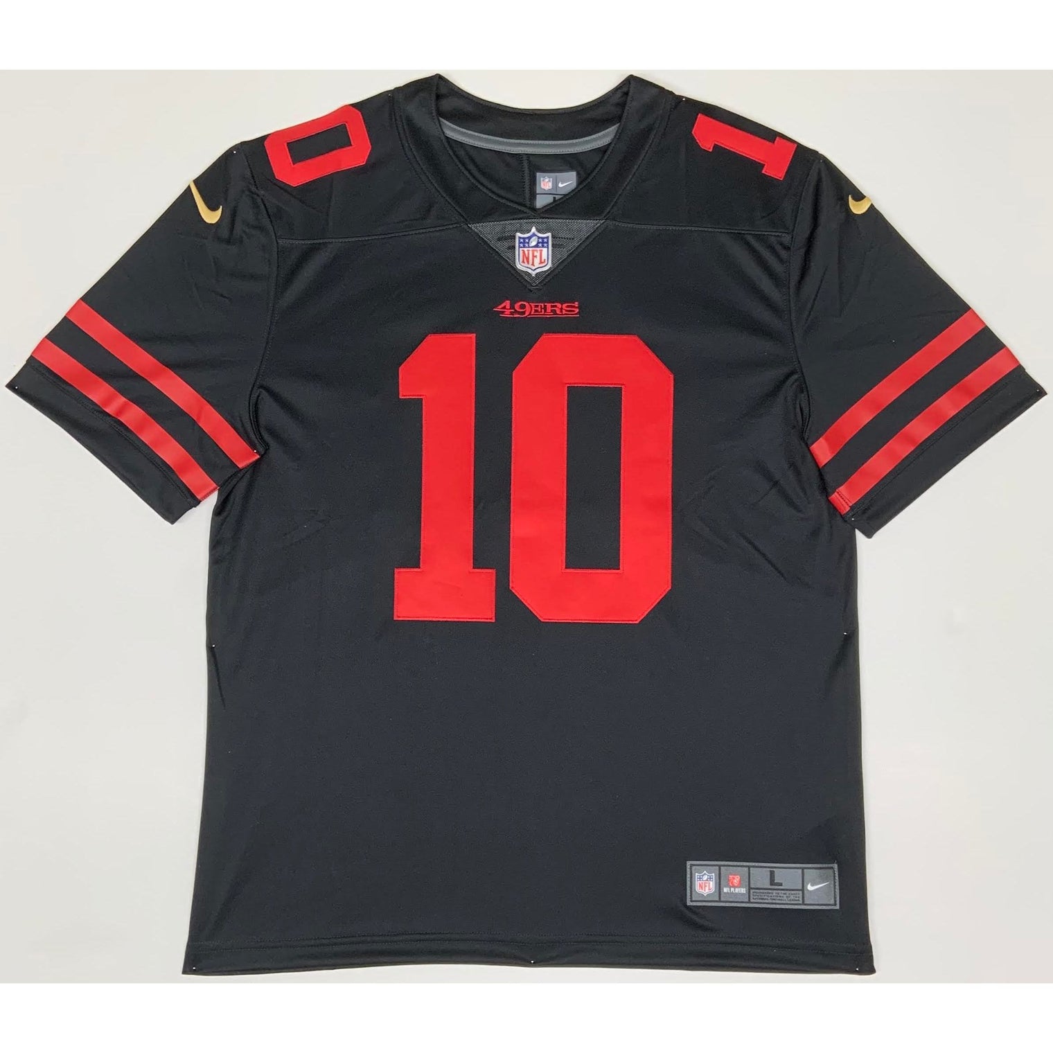 JIMMY GAROPPOLO Autographed San Francisco 49ers Nike Black Limited Jersey TRISTAR