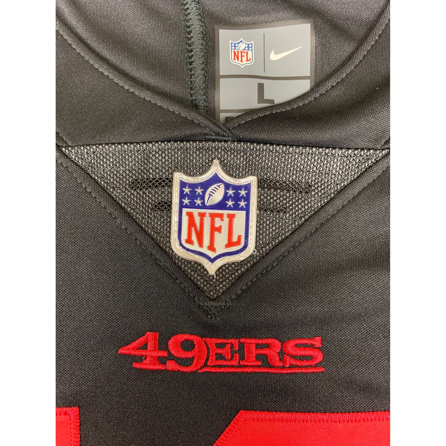 JIMMY GAROPPOLO Autographed San Francisco 49ers Nike Black Limited Jersey TRISTAR