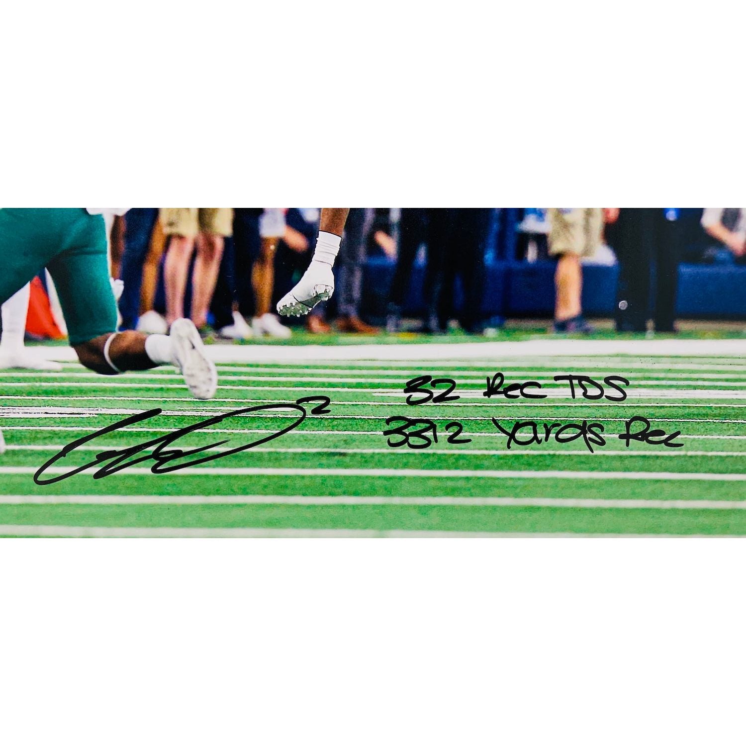 CEEDEE LAMB Autographed Oklahoma Sooners 16" x 20" Stats Photograph FANATICS LE 22