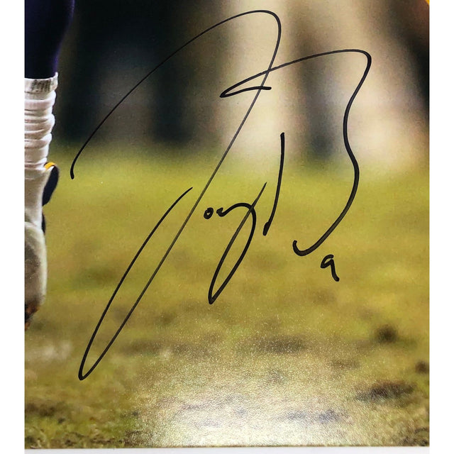 JOE BURROW Autographed LSU Tigers Passing 16" x 20" Photograph FANATICS