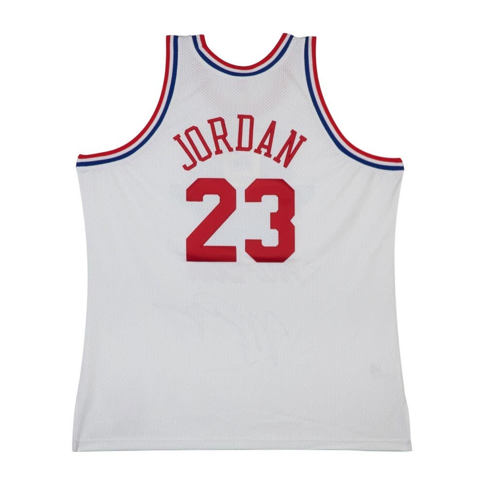 MICHAEL JORDAN Chicago Bulls Autographed 1991 NBA All-Star Game Mitchell & Ness Jersey UDA