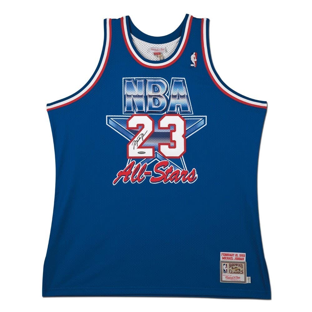 MICHAEL JORDAN Chicago Bulls Autographed 1993 All-Star Game Authentic Mitchell & Ness Jersey UDA