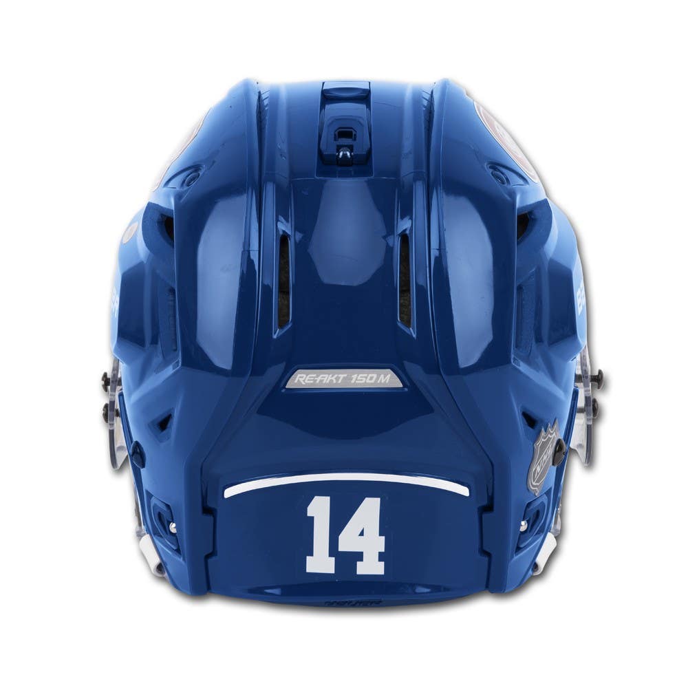 NICK SUZUKI Autographed Bauer Blue Montreal Canadiens Helmet UDA