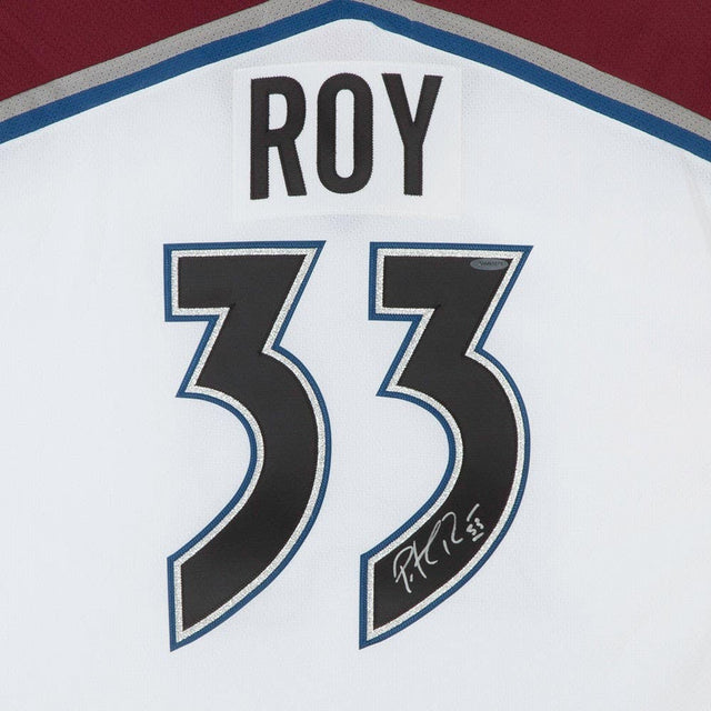 PATRICK ROY Autographed Authentic CCM Heroes of Hockey White Colorado Avalanche Jersey UDA