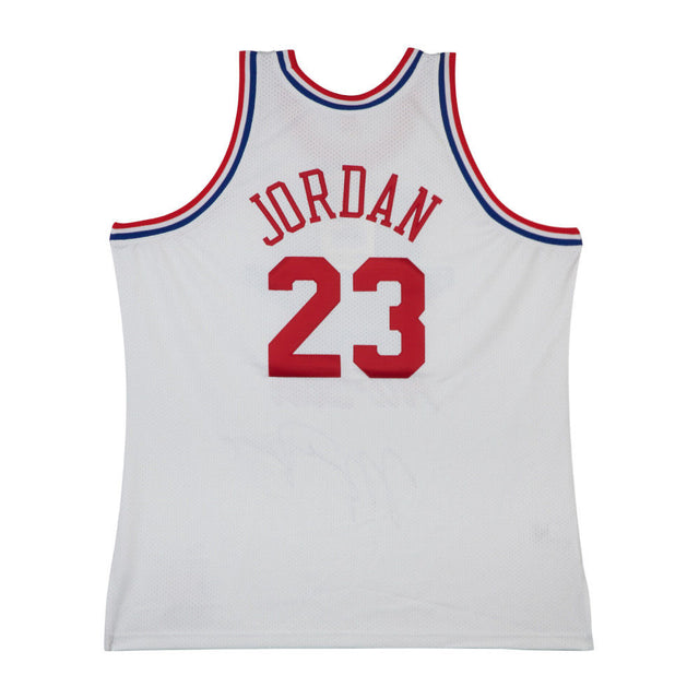 MICHAEL JORDAN Autographed Chicago Bulls 1991 NBA All-Star Game Authentic Mitchell & Ness Jersey UDA LE 123