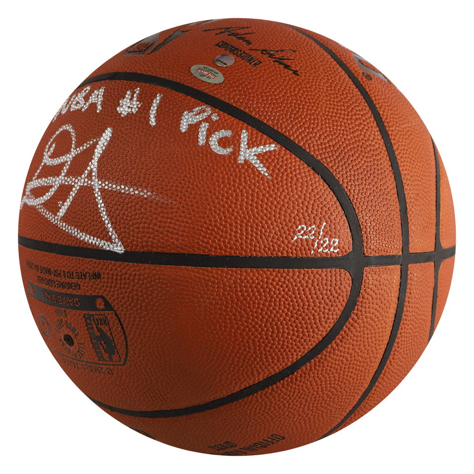 DEANDRE AYTON Autographed (Silver) and Inscribed Phoenix Suns “2018 NBA #1 Pick” Authentic Spalding Basketball - Limited Edition of 22 - GAME DAY LEGENDS & STEINER