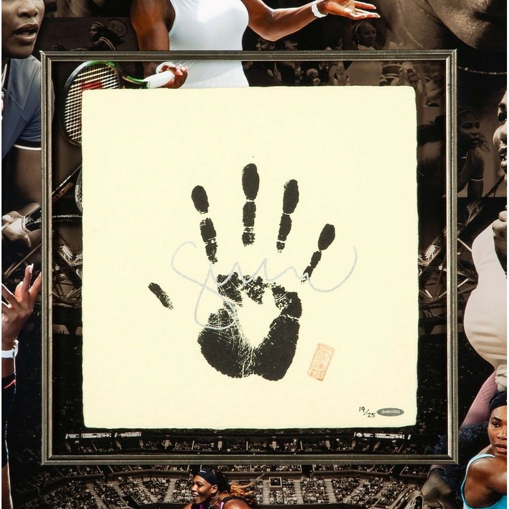 SERENA WILLIAMS Autographed Tegata 36" x 36" Display Piece Limited Edition of 25 UDA