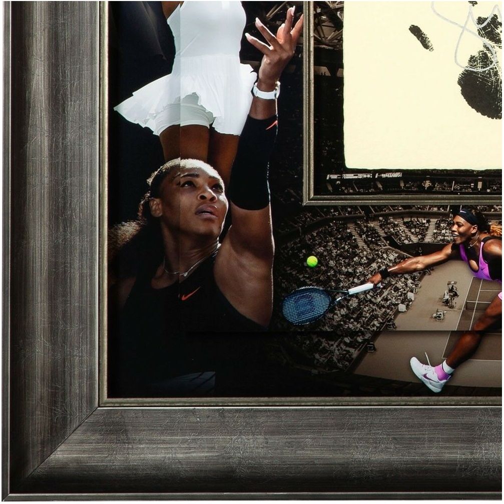 SERENA WILLIAMS Autographed Tegata 36" x 36" Display Piece Limited Edition of 25 UDA