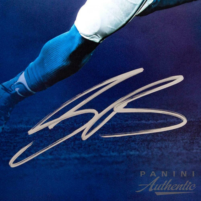 SAQUON BARKLEY Autographed New York Giants "NY" 18 x 24 Photograph PANINI - Limited Edition of 126