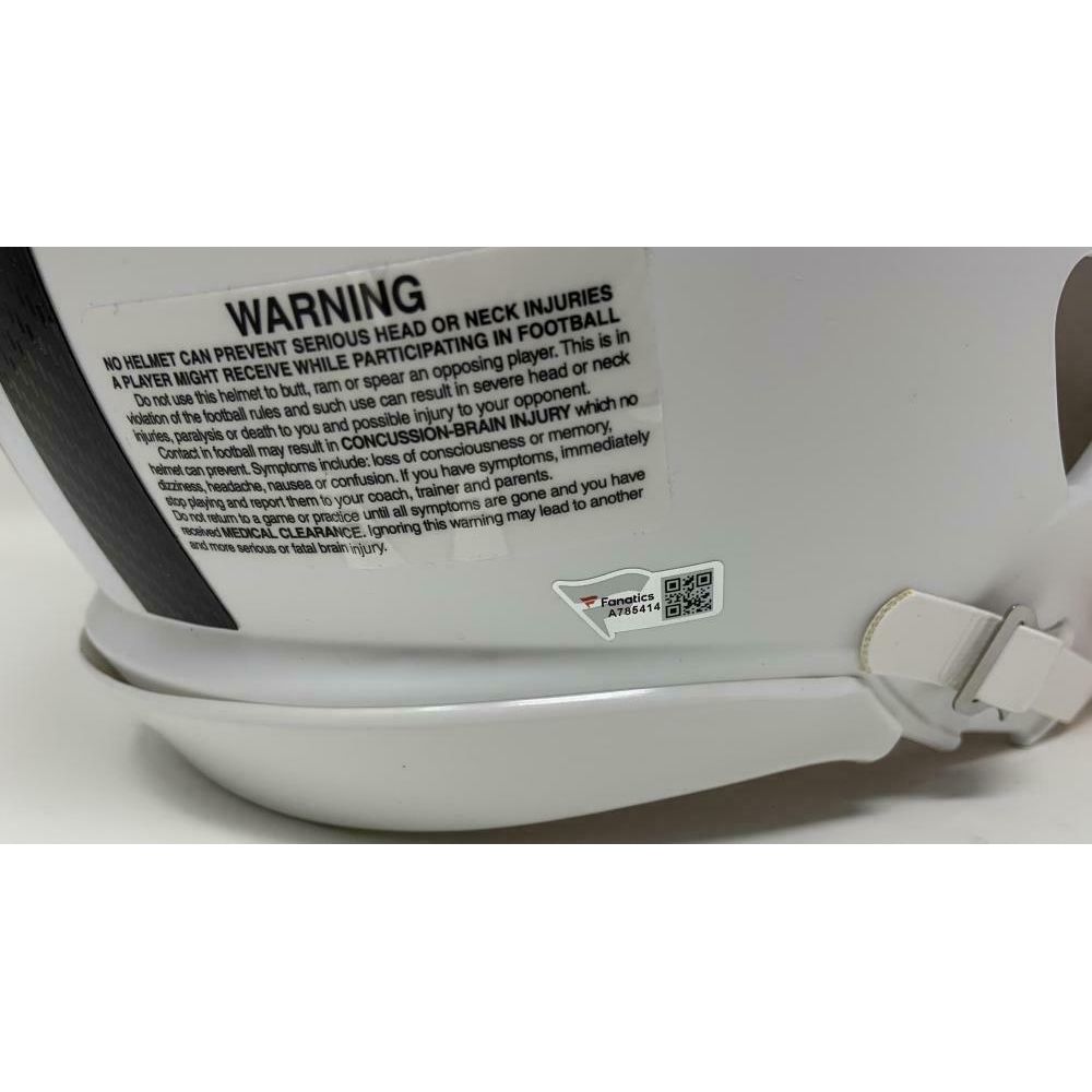 BAKER MAYFIELD Autographed Cleveland Browns White Matte Speed Authentic Helmet FANATICS