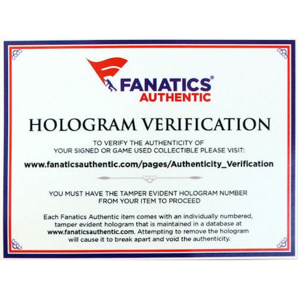 PEYTON MANNING Autographed Duke Metallic Broncos Logo Football FANATICS