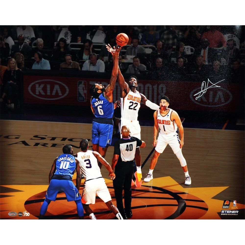 DEANDRE AYTON Autographed Phoenix Suns 16"x20" "Tip Off" Photograph GDL LE 1/50