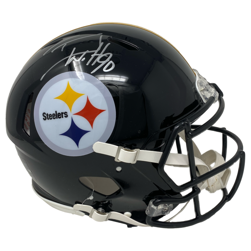 T.J. Watt Autographed Pittsburgh Steelers Authentic Speed Helmet Fanatics