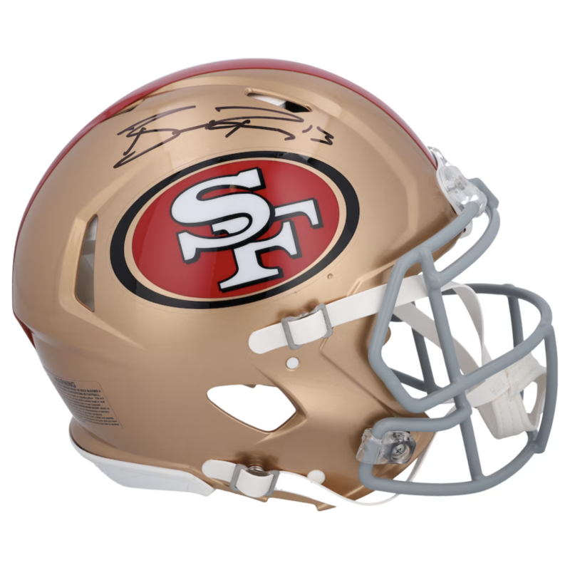 Brock Purdy Autographed San Francisco 49ers Authentic Speed Helmet Fanatics